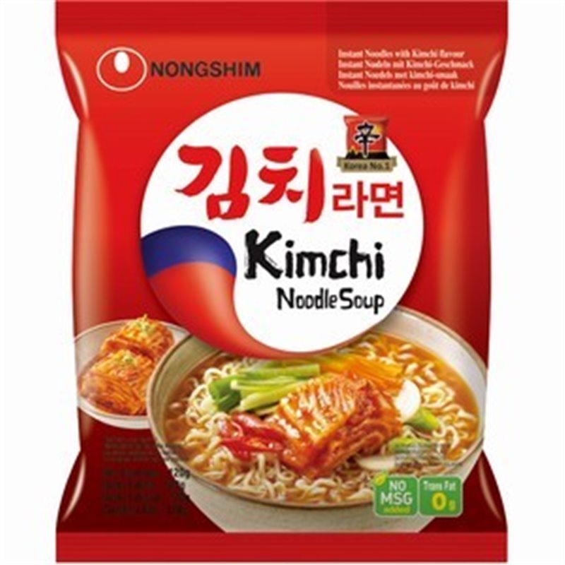 韩国农心KimChi辣白菜拉面120g